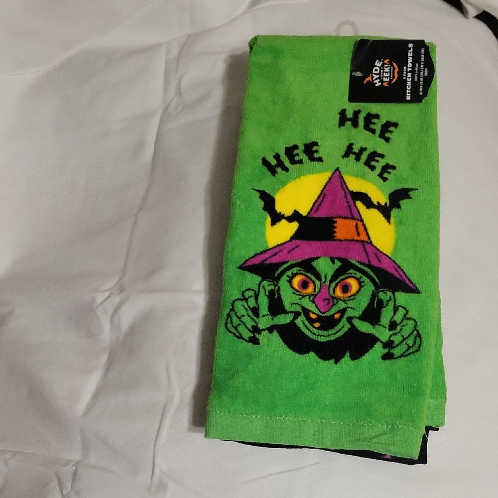 HYDE and EEK! 2-PACK KITCHEN TOWELS MULTI COLOR 15X25"